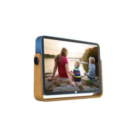 RWF-108 cornice per foto digitali Blu, Legno 25,4 cm (10") Touch screen Wi-Fi - Foto 1