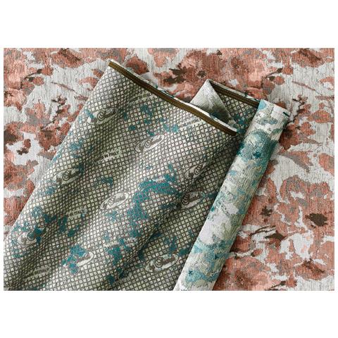 Tappeto Arredo Salotto Antiscivolo Scendiletto Camera Dis. Dubai By Suardi 115x175 Argento - Foto 5