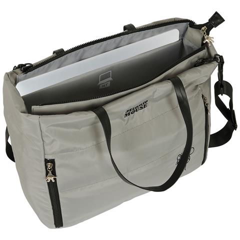 Borsa Teen Sand Trapunta Grigio 40 X 31 X 17 Cm - Foto 2