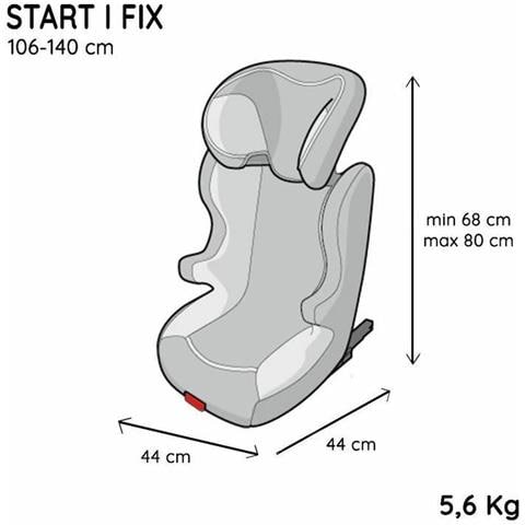 Seggiolino Auto Nania Start Rosso Isofix - Foto 2