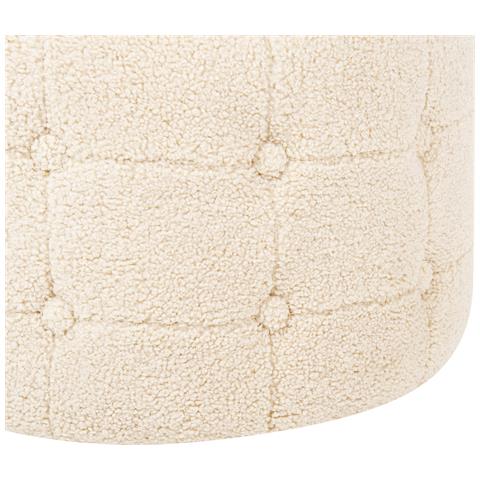 Pouf Tampa Bouclé Beige - Foto 2