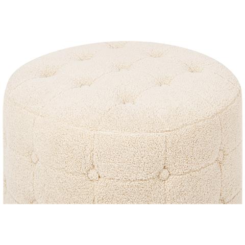 Pouf Tampa Bouclé Beige - Foto 7