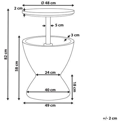 Refrigeratore Da Bar Aisa 49 Cm 49 Cm Simil Legno Nero - Foto 8