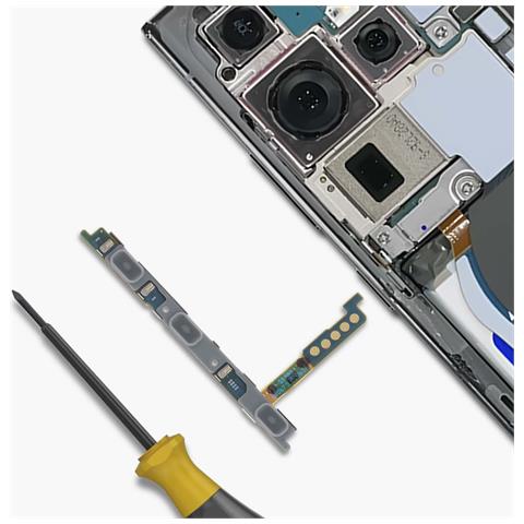 Connettore Tasto Power E Volume Galaxy S23 Ultra Originale, Nero - Foto 4