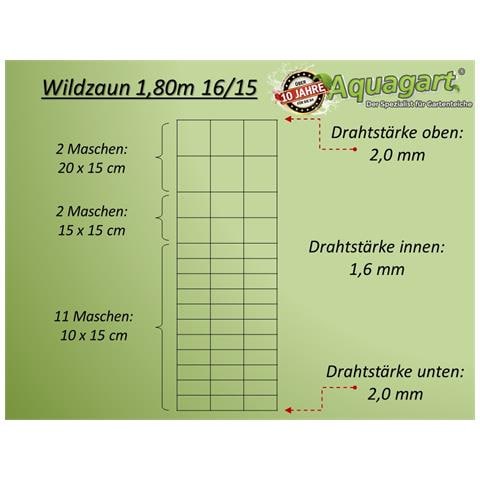 100m, Rete Di Protezione Da Animali Selvatici, Rete Per Zona Boschiva, Rete Pastorale, Rete Annodata 180/16/15 - Foto 2