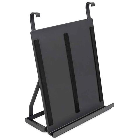 Supporto Portatablet da Appendere Porta Tablet Leggio Cucina in Acciaio Grigio - Foto 1