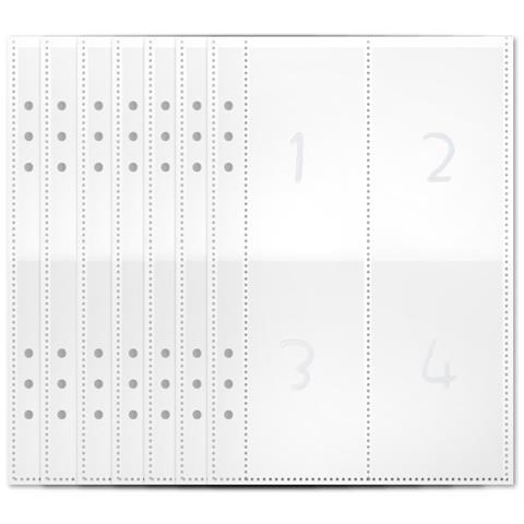 Raccoglitore Di Bilancio A5 Con 25 Buste Trasparenti Per Contanti - Foto 2