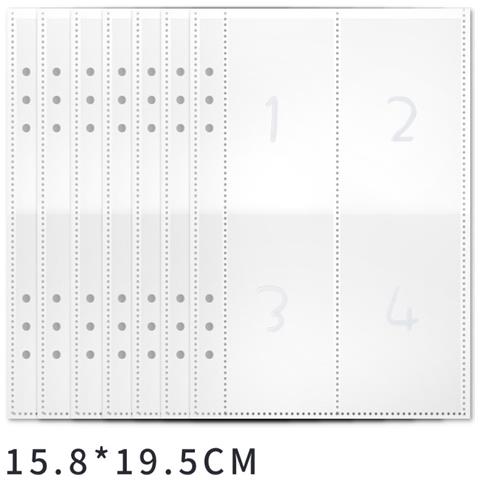 Raccoglitore Di Bilancio A5 Con 25 Buste Trasparenti Per Contanti - Foto 4