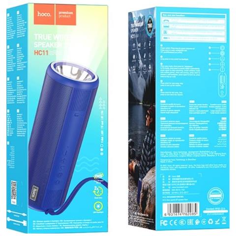 Altoparalnte Bluetooth Flip HC11 Compatibile con Android / iPad / I Pod / i Phone Colore Blu - Foto 4