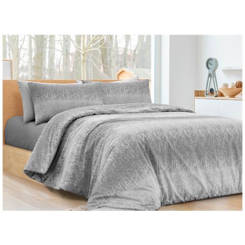 Completo Lenzuola Letto 100% Cotone Made In Italy Disegno Drops Piazza E Mezza Drops - Foto 1