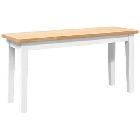 Panca 90 cm in Legno Massello di Hevea - Foto 1