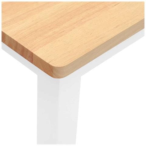 Panca 90 cm in Legno Massello di Hevea - Foto 10