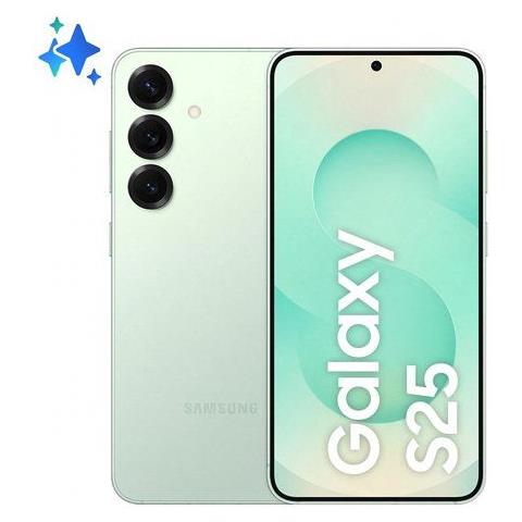 Galaxy S25 5G AI 128GB 12GB Ram Display 6.2'' FHD+ Dynamic AMOLED 2X Fotocamera 50MP Dual SIM NanoSIM + eSIM Snapdragon 8 Elite Android 15 4000 mAh Mint Tim - Foto 1