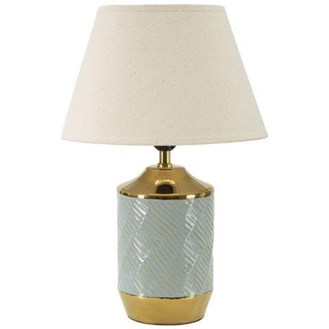 Lampada Da Tavolo Mf107 - Multicolore - Ceramica - 30x30x47 Cm - Foto 1