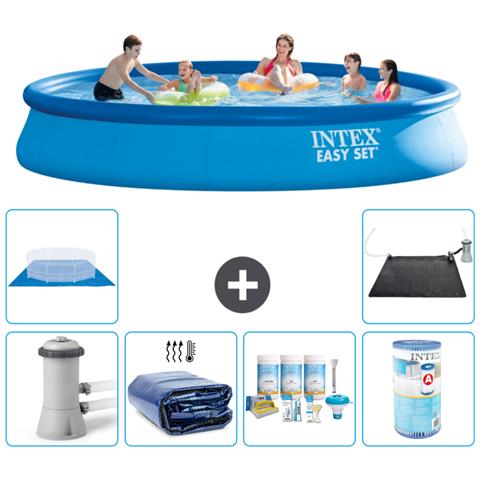 Piscina Fuori Terra - In Giro - 457x84 Cm - Blu - Include Accessori Coordinati A1208 - Foto 1