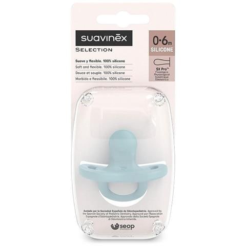 Suavinex Colour Essence Succhietto Silicone Fisio 0/6 Azzur - Foto 1