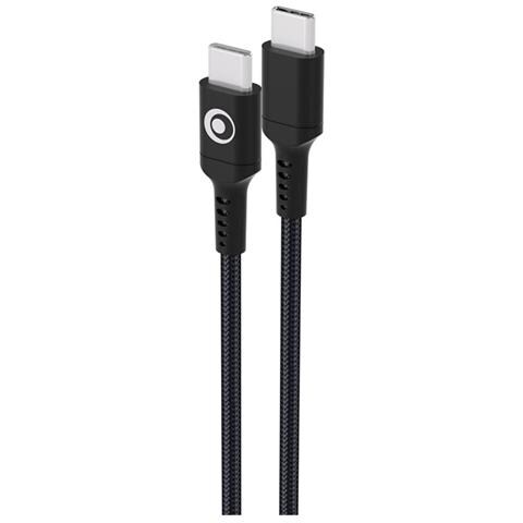 Cavo Di Ricarica E Trasferimento Usb-c /usb-c 3a Power Delivery 60w 1,2m, Nero - Foto 2