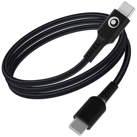Cavo Di Ricarica E Trasferimento Usb-c /usb-c 3a Power Delivery 60w 1,2m, Nero - Foto 1
