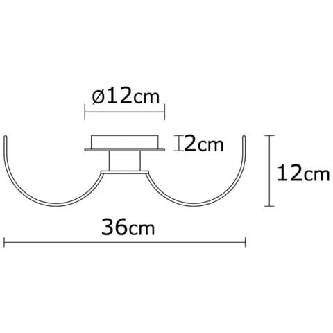 Linda Sospensione Nera In Metallo - Foto 4