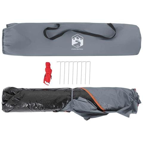 Tenda a Cupola 5 Persone Grigio e Arancione a Rilascio Rapido - Foto 8