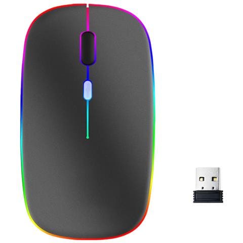 Ricarica Usb Del Mouse Wireless Bluetooth Silvergrey - Foto 1