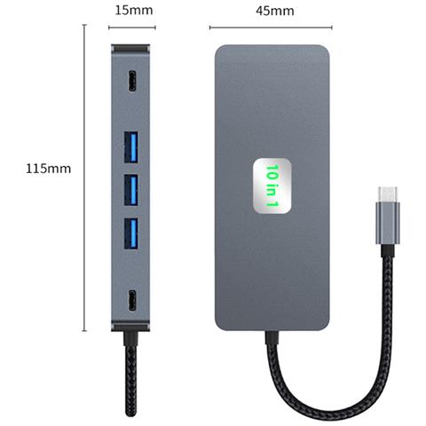 Stazione Docking Usb-c 10-in-1 Con Doppio Display 4k60hz - Foto 6