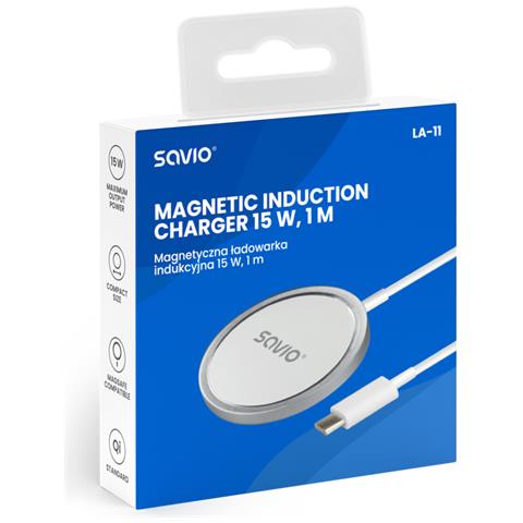 LA-11 Caricabatterie per dispositivi mobili Telefono cellulare, Universale Bianco dC Carica wireless Interno - Foto 2