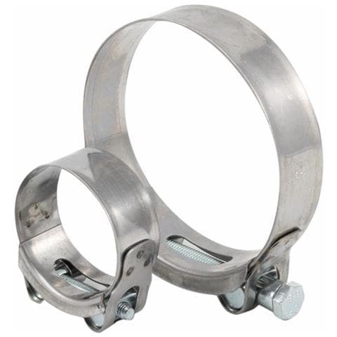 Fascetta Stringitubo Inox Aisi430 W2 Ø 74-79mm Confezione Da 25 Pezzi - Foto 1