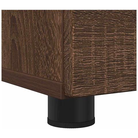 Mobile da Bagno con cassetto Rovere marrone 76.5 x 35 x 64 cm - Foto 9