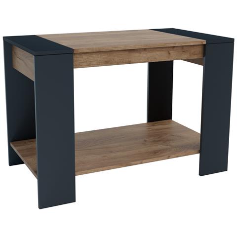 Tavolino Rio 1 - Marrone - Truciolare Melaminico - 90x60x50 Cm - Foto 1