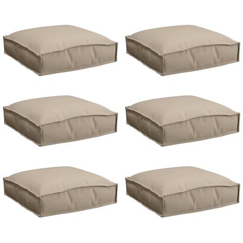 Cuscino per seduta pallet 6 pcs Talpa 40 x 40 x 8 cm - Foto 1