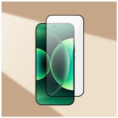 Protezione Schermo In Vetro Temperato Hd Con Bordo Nero E Piastra Posteriore, Sblocco Ultrasuoni Compatibile Con Xiaomi 17 - Foto 2