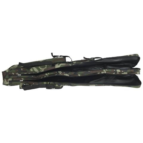 Borsa per Canna da Pesca Verde Mimetico 150 cm Tessuto Oxford - Foto 2