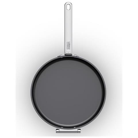 Padella Bassa Antiaderente Space 28 Cm Ideale Per Cucine Piccole Manico Pieghevole Facile Da Riporre Antiaderente Efficiente E Veloce - Foto 2