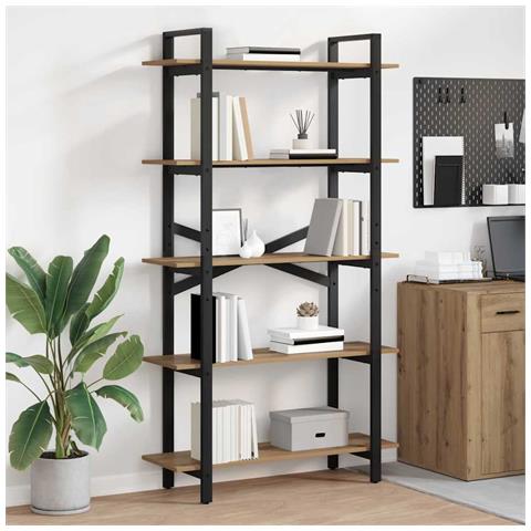 Libreria Rovere artigianale 100 x 33,5 x 178 cm - Foto 2