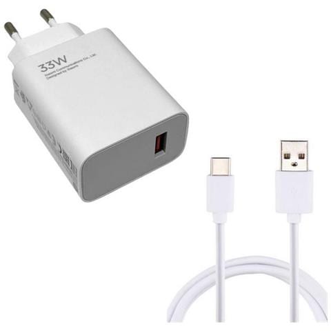 Caricabatterie Originale Da Casa Cavo Type C Mdy-16-ef 33w Turbo Charge White Bulk Smartphone - Foto 2