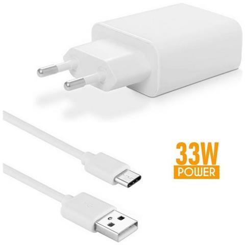 Caricabatterie Originale Da Casa Cavo Type C Mdy-16-ef 33w Turbo Charge White Bulk Smartphone - Foto 5