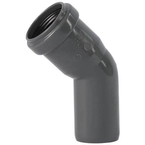 Curva Ht 125 Mm 45 Gradi Per Scarico Fognario - Foto 1