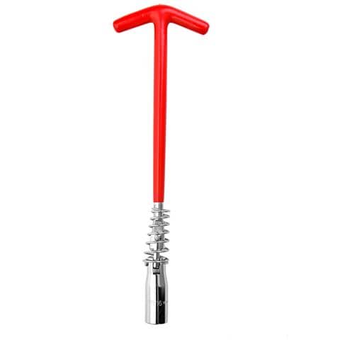 Chiave barra candele 5/8"" (16mm), snodabile a 360°, in acciaio Cr-V trattato termicamente - Foto 7