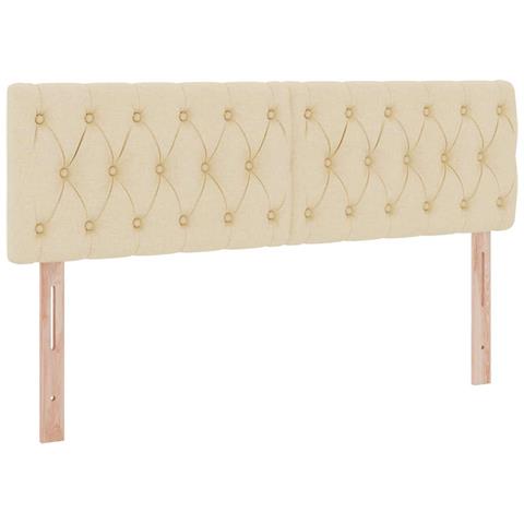 Letto con contenitore e materasso Crema 140 x 190 cm - Foto 9