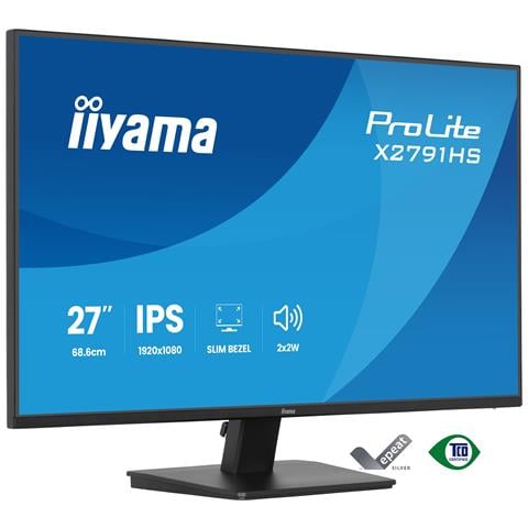 iiyama ProLite X2791HS-B1, 68,6 cm (27"), 1920 x 1080 Pixel, Full HD, LED, Nero - Foto 1