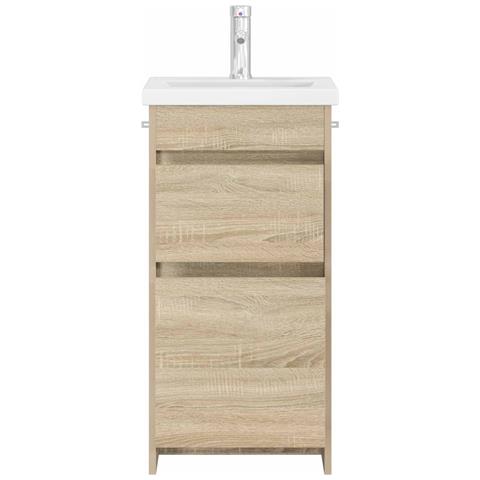 Mobile da bagno con lavabo Rovere Sonoma 42 x 40 x 84,5 cm - Foto 2