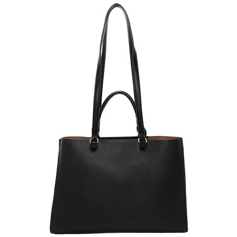 Borsa A Spalla Grande Basic Nera - Foto 2