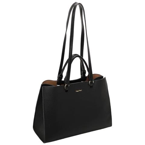 Borsa A Spalla Grande Basic Nera - Foto 4