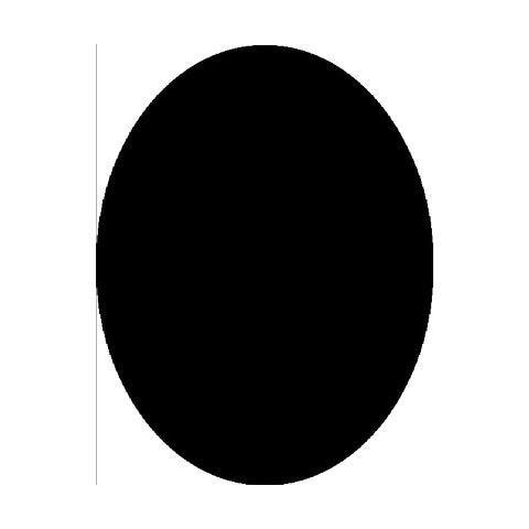 Lavagne Silhouette - nero - max 50 x max 30 cm - ovale - FB-OVAL - Foto 1