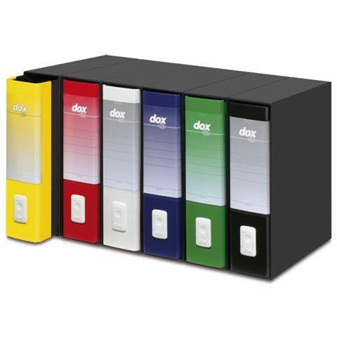 Dox 1 Registratore A Leva Formato A4 Nero (6 registratori)  - Foto 1