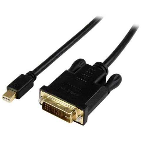 Cavo convertitore adattatore attivo Mini DisplayPort a DVI da 91 cm - mDP a DVI 1920x1200 - Nero - Foto 1
