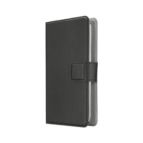 Custodia Flip Cover per smartphone da 4" - Nero - Foto 2