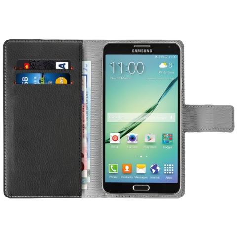 Custodia Flip Cover per smartphone da 4" - Nero - Foto 1