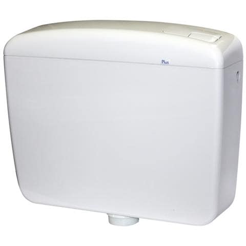 Cassetta Wc Zaino Plus 2 Plastica Bianca Con Rubinetto Idraulica - Foto 2